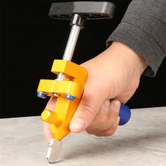Upgraded 2-in-1 Glass & Ceramic Tile Cutter Kit Diamond Wheel Roller Breaker Pliers Set for Professional Precision Cutting Work