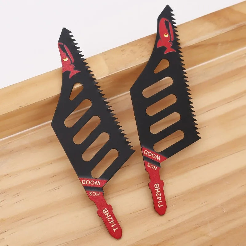 Jigsaw Blades Set T-Shank Wood Aluminum Assorted Jig Saw Blades For Wood Plastic And Metal Cutting Tools Scroll Cut Saws Blades