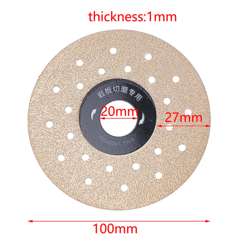 4 Inch Diamond Cutting Disc Angle Grinder Grinding Wheel Slab Ceramic Tiles Marble Porcelain Grinding Cutting Disc Blade Wheels