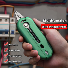 Electrician Pliers Wire Stripper, Cutter & Separator – Durable Sharp Tool for DIY Cable Repair, Easy to Use Wire Stripper Pliers