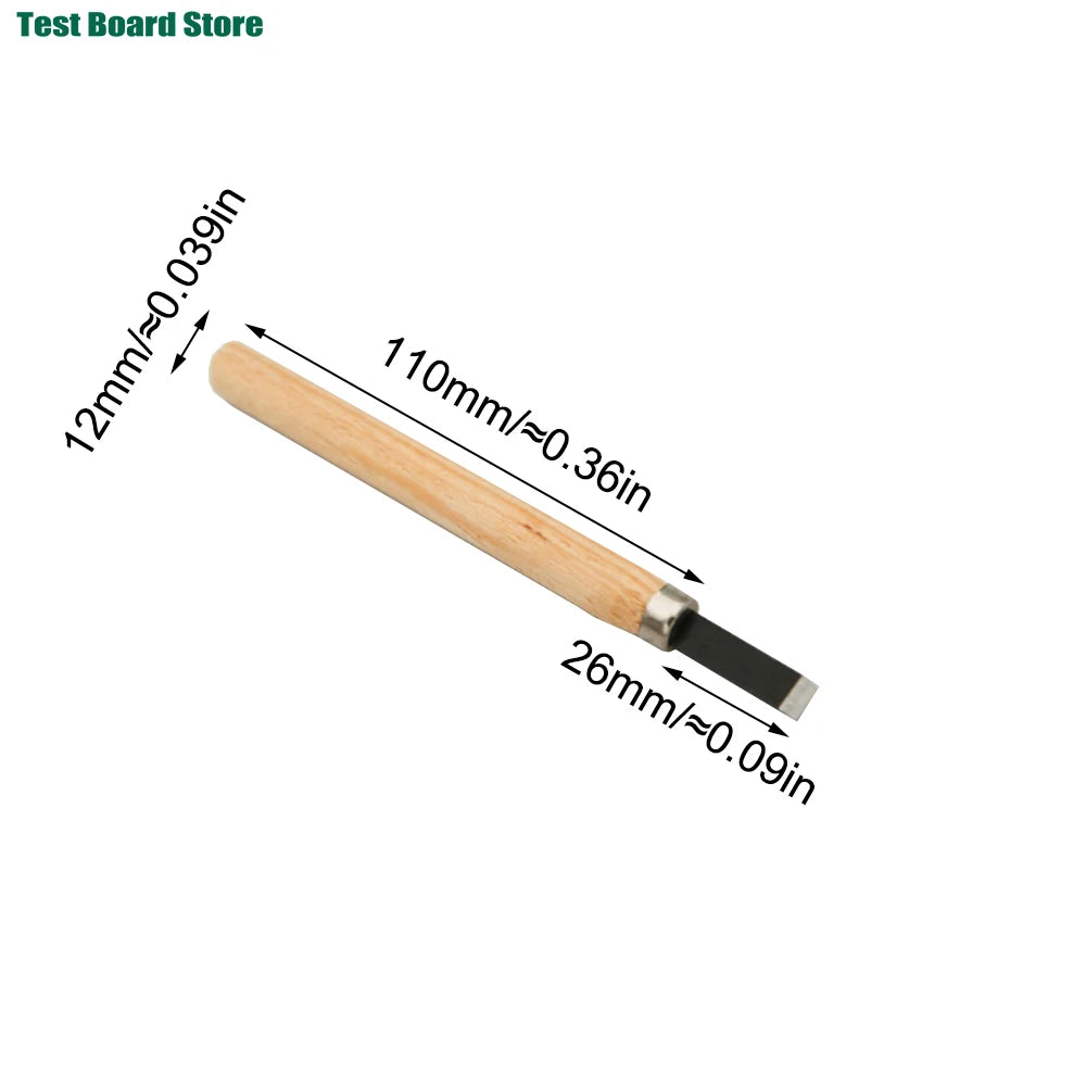 12pcs Wood Carving Chisels Set for Basic Cutting & Detailed Woodworking DIY Hand Tools Gouges Knife Kit