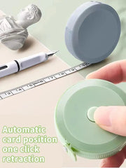 Mini Tape Measure Retractable Body Measurement Tape Measuring Ruler Double Scales Metric Meter Ruler Tailor Craft Measuring Tool