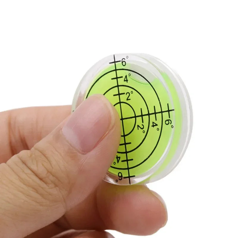 Universal Spirit Level Bubble 32x7mm Mini Bullseye Level for Tripod Furniture