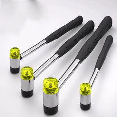 1pc 25/35/45mm Double-Face Rubber Mallet - Non-Slip Soft Tap Hammer for Woodworking, Jewelry Craft & Flooring Installation Tools