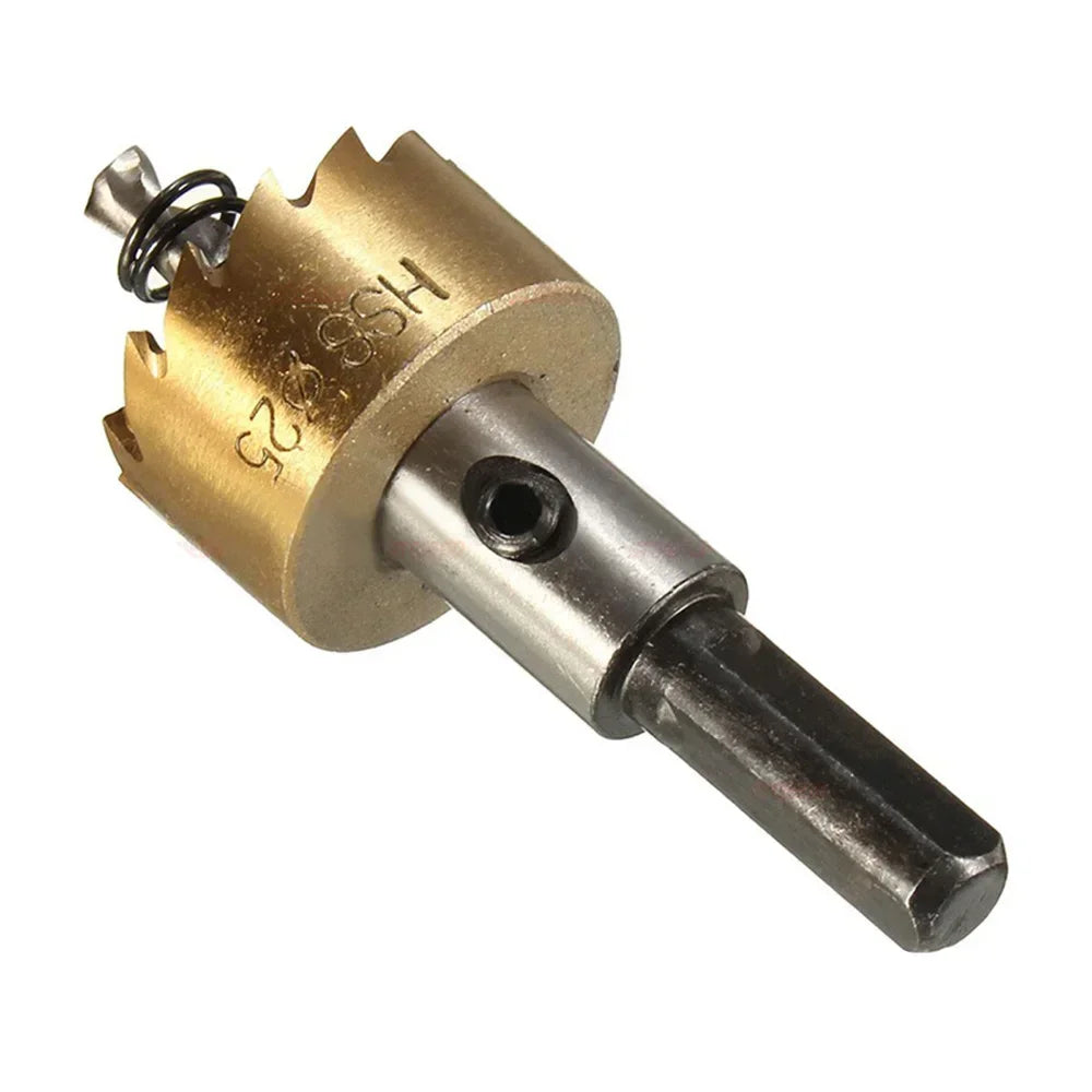 HSS Hole Saw Drill Bit Set 5Pcs Hole Cutter for Sheet Metal Reaming 16mm 18.5mm 20mm 25mm 30mm Professional Tool Kit