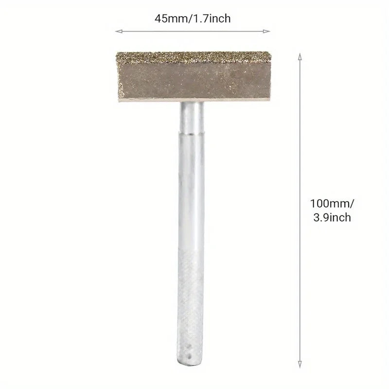 Grinding Wheel Trimmer Bench Grinder Tool Rest Grinding Wheel Ressing Tool for Truing Grinding and Deburring Wheels