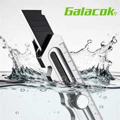 Stainless Steel Utility Knife 6 In 1 Multi-Function Opener Retractable Box Cutter Portable Office Home Courier Unboxing Knifes