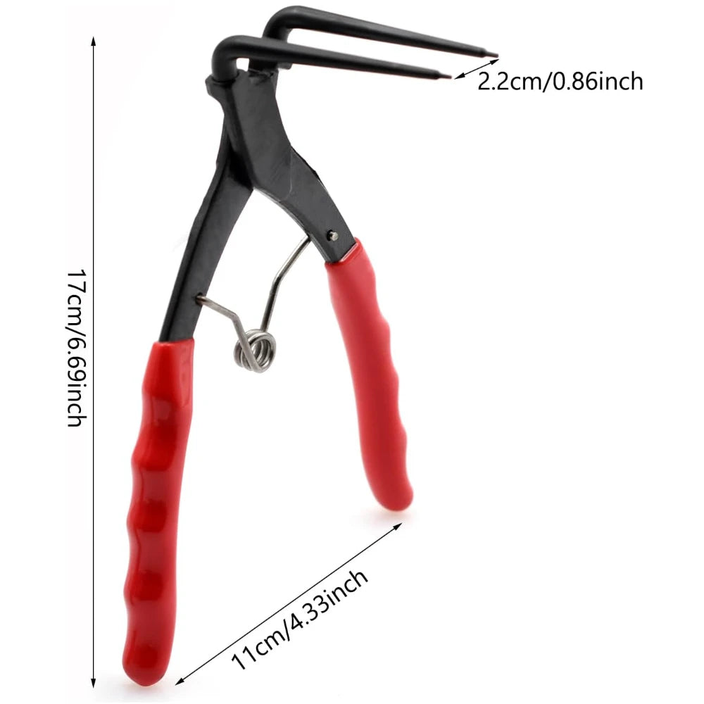 Snap Ring Pliers 90 Degree Long Nose Pliers Internal Master Cylinder Heavy Duty Retaining Ring Plier Pliers Bent Lock Circlip
