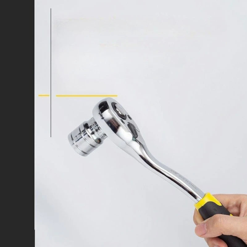 Time-saving and Labor-saving Auto Repair Tool Set Ratchet Wrench Socket Tool Industrial Rust Proof and Wear-resistant Wrench