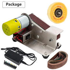 110V/220V Mini Electric Belt Sander DIY Polishing Grinding Machine