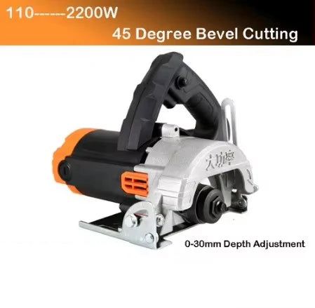 Electric Circular Saw High Power Board Cutting Multifunctional Marble Machine Wood Stone Tile