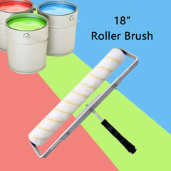 18 Inch Roller Paint Brushes For Walls With Frame Paint Roller Set Home Painting Supplies For Door Bedroom Home