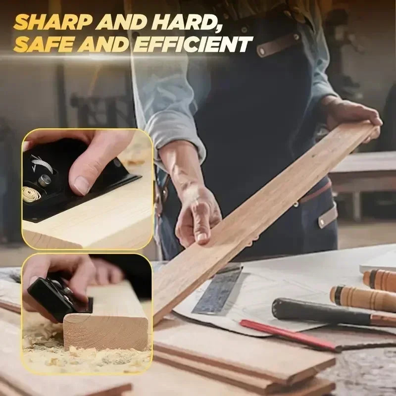 Chamfer Plane for Wood Woodworking Hand Planer Tool for Quick Edge Planing and radian Corner Plane Trimming With blade