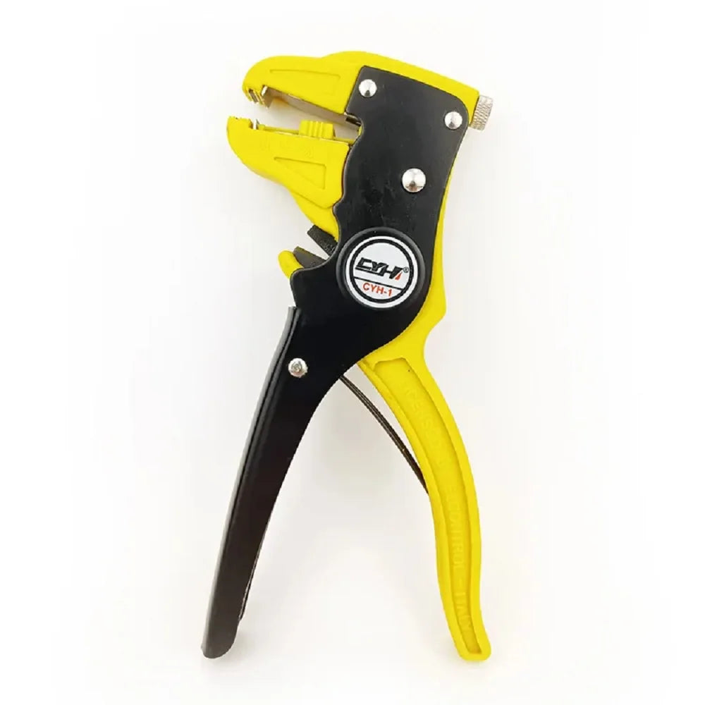 Wire Stripper & Flat Wire Cutter Plier, 0.2–6mm Adjustable Length, Professional Electrician Tool