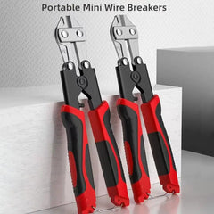 Bolt Cutter, 8"Wire Breaker Pliers, Chain Lock Cutter HeavyDuty,Cut off Wires, Bar,Hard CopperWire Twisted wire
