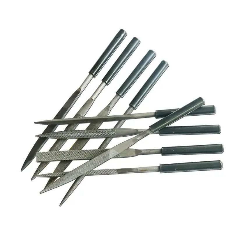 10pcs/set Metal Needle File Set Wood Rasp Metal Polishing Hand FileTools Steel Rasp Needl Filing For Metal Glass Stone Wood Carv