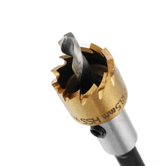 HSS Hole Saw Drill Bit Set 5Pcs Hole Cutter for Sheet Metal Reaming 16mm 18.5mm 20mm 25mm 30mm Professional Tool Kit