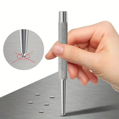 High Hardness Center Punch Non-slip Handle Tapered Punch Point Punch Locator Metal Drill Mark Center Punch Fitter's Chisel Punch