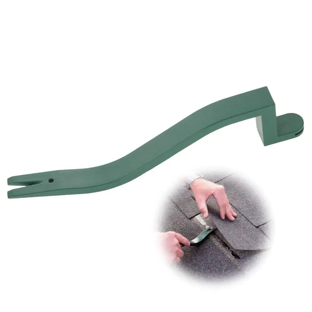 Steel Construction Nail Puller Snake Shape Heavy Duty Pry Bar Portable Design Green Color Nail remover Roofing Installation