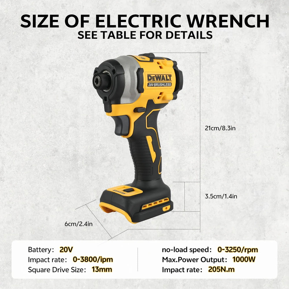 Dewalt DCF860 Brushless Electric Drill Screwdriver Cordless Compact Drill / Driver Rechargeable Upgraded drills Power Tools