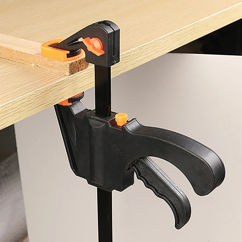 Woodworking Work Bar Mini F Clamp Clip Set Hard Quick Ratchet Release Clip DIY Carpentry Hand Tool Gadget Woodworking Clamp