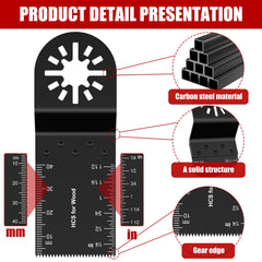 20/5pcs Oscillating Multi-Tool  Blade Bi-Metal Saw Blades Set Professional Wood/Metal Universal Quick Release Multitool Oscillat