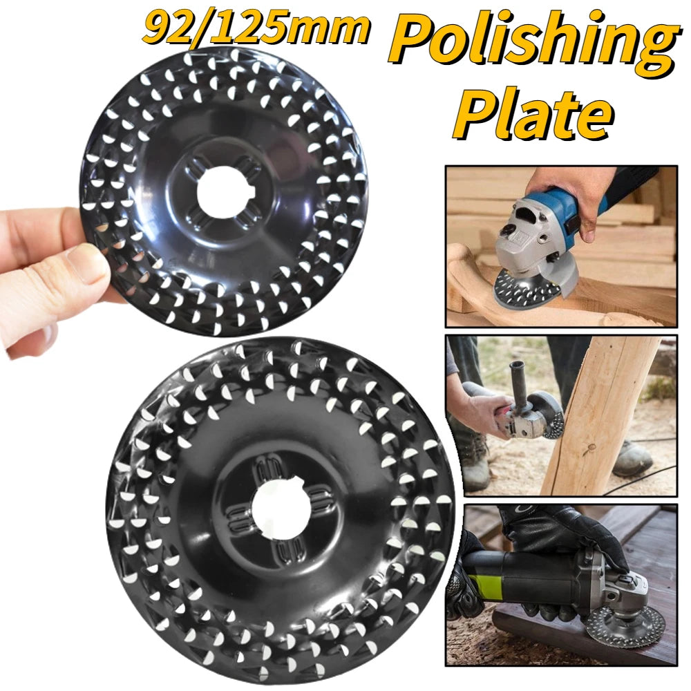 92/125mm Grinder Wheel Disc Wood Shaping Wheel Grinding Discs for Angle Grinders Woodworking Sanding Rotary Abrasive Tools