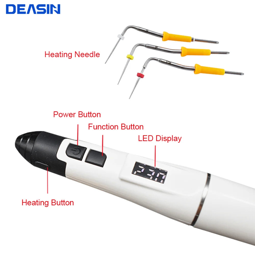 Detanl Endodontics Heat Guns Dentistry Obturation Pen Gutta Hanger Shutter System Heating Temperature Dentist Tips Equipment