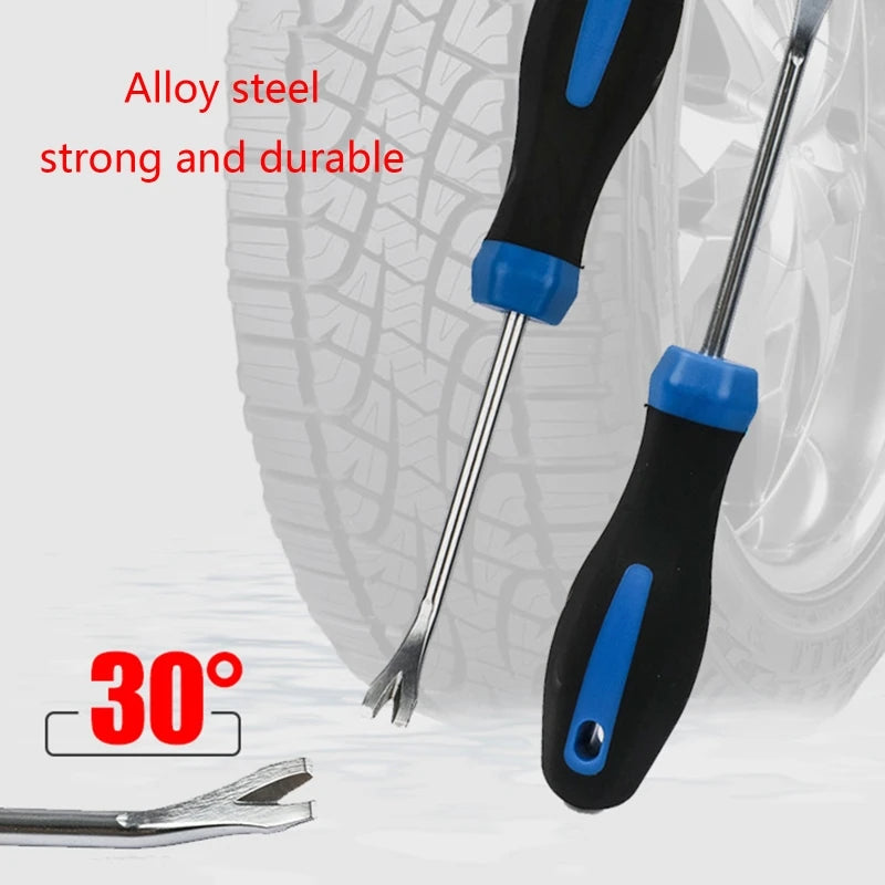 Practical Crowbar Pry Bar Staple Nail Puller Lightweight Buckle Trim Screwdriver Car Door Removal Pliers Hand Tools