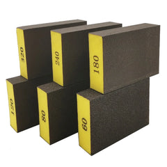 6pcs/set(60 80 120 180 240 320)Coarse Medium Fine Grit Sanding Block Sander Sponges for Wood Drywall Metal Sandpaper Sponge