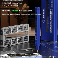 MECHANIC Electric Screwdriver with LED Lights Phone Tablet Watch Camera Main Engine Disassembly Home Appliance Maintenance Tool