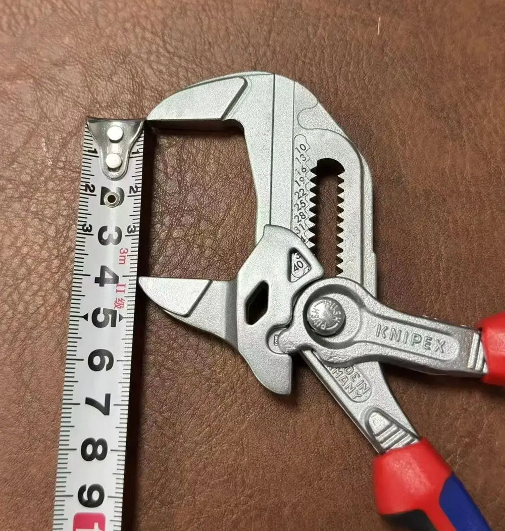 Knipex 8605180 Pliers Wrench Multi-Function Adjustable Tool for Plumbing, Mechanical & DIY Work