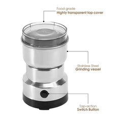 Electric Grinder Bean Grinding Tool Stainless Steel Milling Hine For Seeds Spices Herbs Multipurpose Nuts Coffee Grinder ﻿