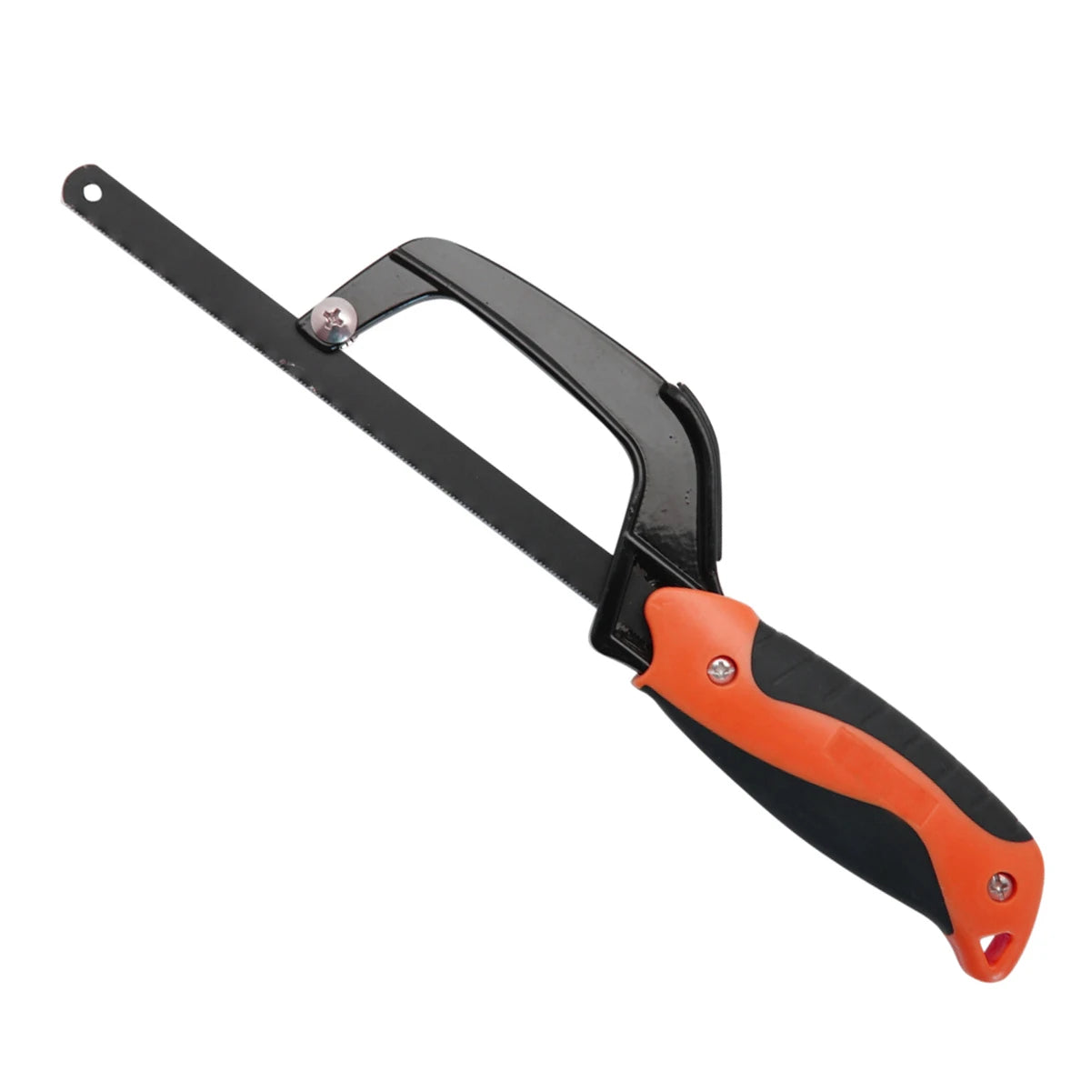 Heavy Duty Mini Hacksaws Aluminum Frame Compact Hack Metal Cutter 10" Flexible Bi-Metal HSS Saw Blade for Woodworking Hand tool