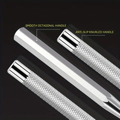High Hardness Center Punch Non-slip Handle Tapered Punch Point Punch Locator Metal Drill Mark Center Punch Fitter's Chisel Punch