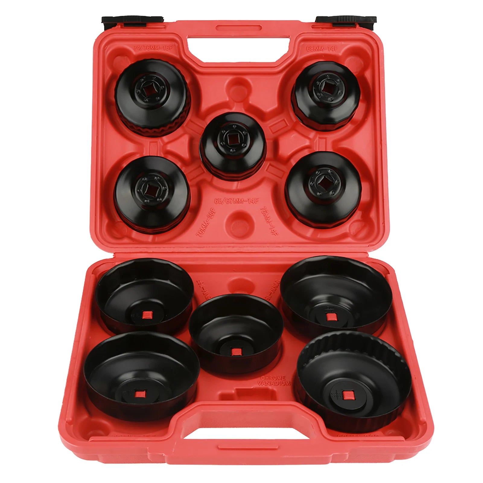 Oil Filter Wrench Remove Set Sockets Work Wrench Repair Tool Kit Filter Remove Set Filter Wrench Set Oil Filter Cup Set