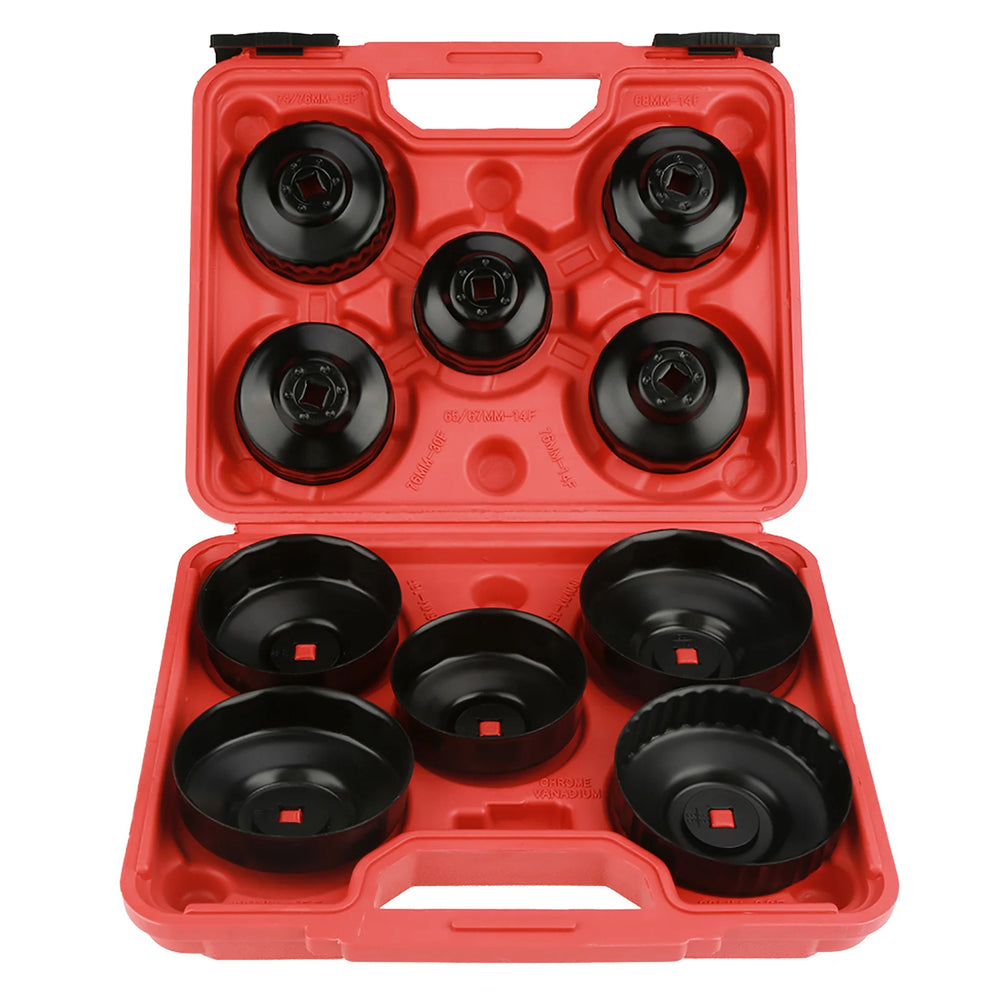 Oil Filter Wrench Remove Set Sockets Work Wrench Repair Tool Kit Filter Remove Set Filter Wrench Set Oil Filter Cup Set