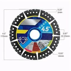 MAKE-3PCS Angle Grinder Cutting Discs, 4.5 Inch Cutting Disc For Tile, Steel PVC Pipes, Marble, Concrete, Iron Cutting Tool