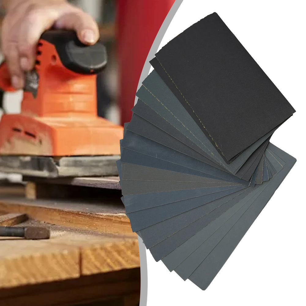 18Pcs/Set Sandpaper 400 600 800 1000 1200 1500 2000 2500 3000 Grit Sand Paper Wet /Dry Sanding Paper Abrasive Tools