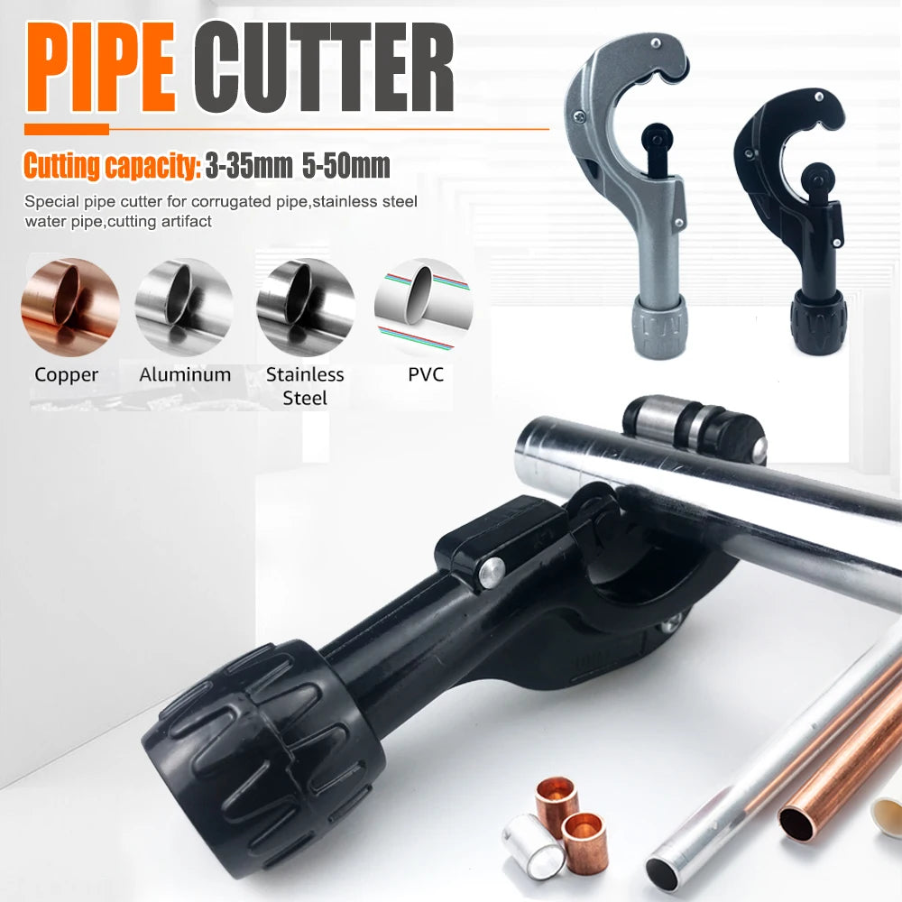 New 3-35mm 5-50mm Tube Cutter Pipe Cutter Plumber for Vehicle Copper Stainless Steel Aluminum Tubes Cutting Repairing Tools