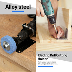 Electric Drill Grinder Conversion Head - Rotary Tool Sander Base Metal Grinder with Polishing Pads And Grinding Discs