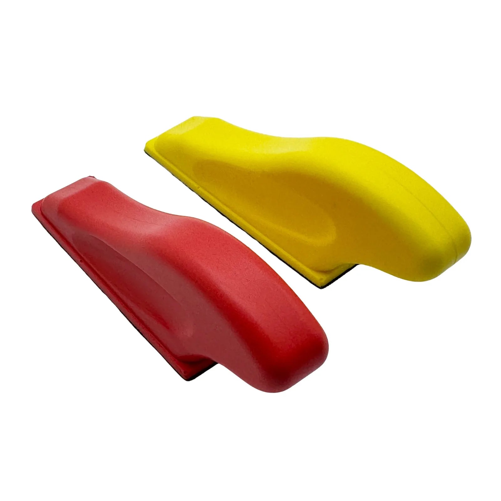 Hand Sanding Block 25 x 90mm PU Sander Sandpaper Holder Abrasive Tool Polishing Hook & Loop Discs Abrasive