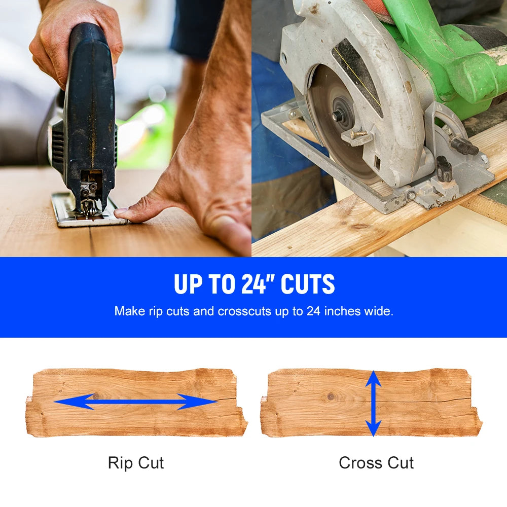 Circular Saw Fence Rip-Cut Circular Saw  Precision   Power Saw Rip Fence for Circular Saw Cordless for Woodworking