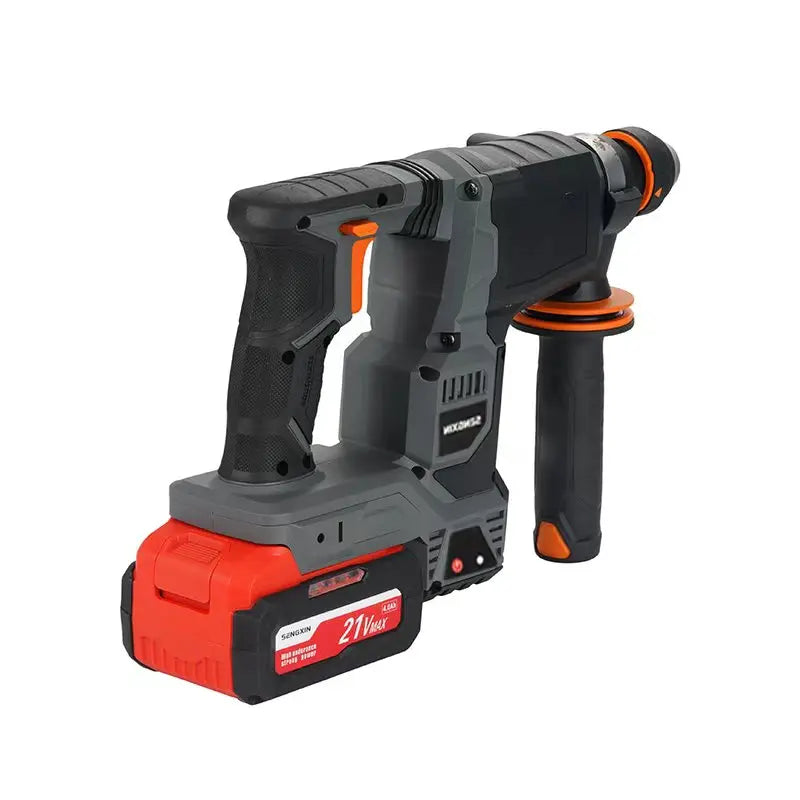 Three In One 20V 800W Heavy Duty Brushless Cordless Rotary Hammer Drill With Fast Charger 26mm Max Drilling Diameter