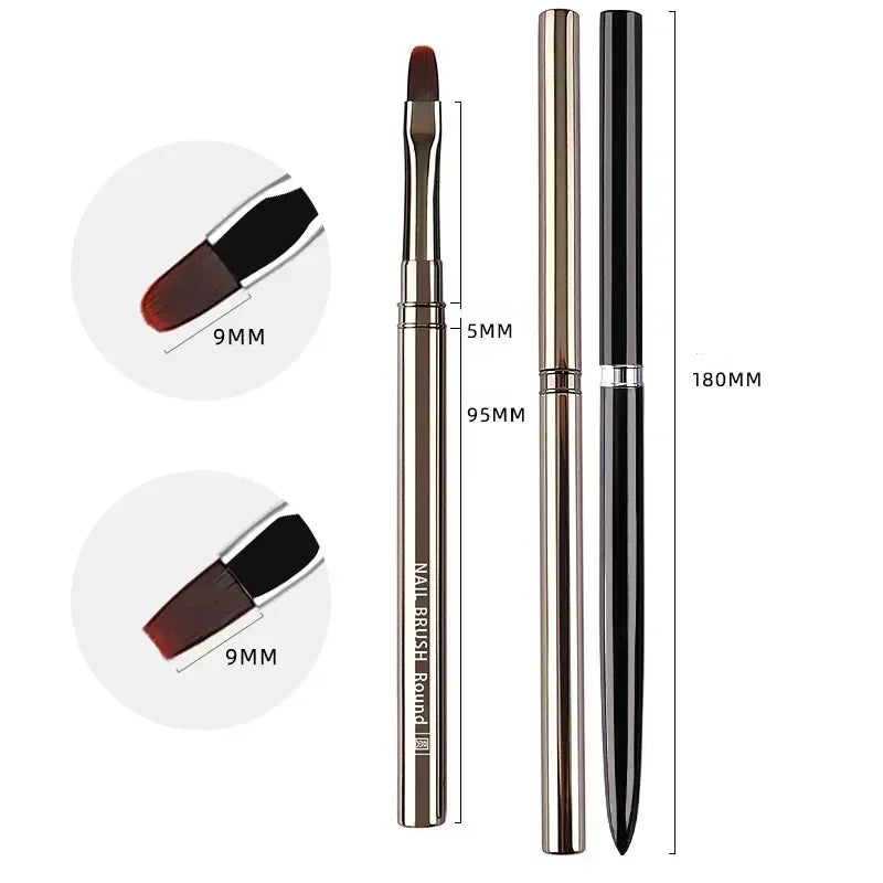 Nail Glue Phototherapy Pen UV Gel Brush Pen Acrylic Nail Art Painting Drawing Brush Manicure Professionnel Brushes Tool