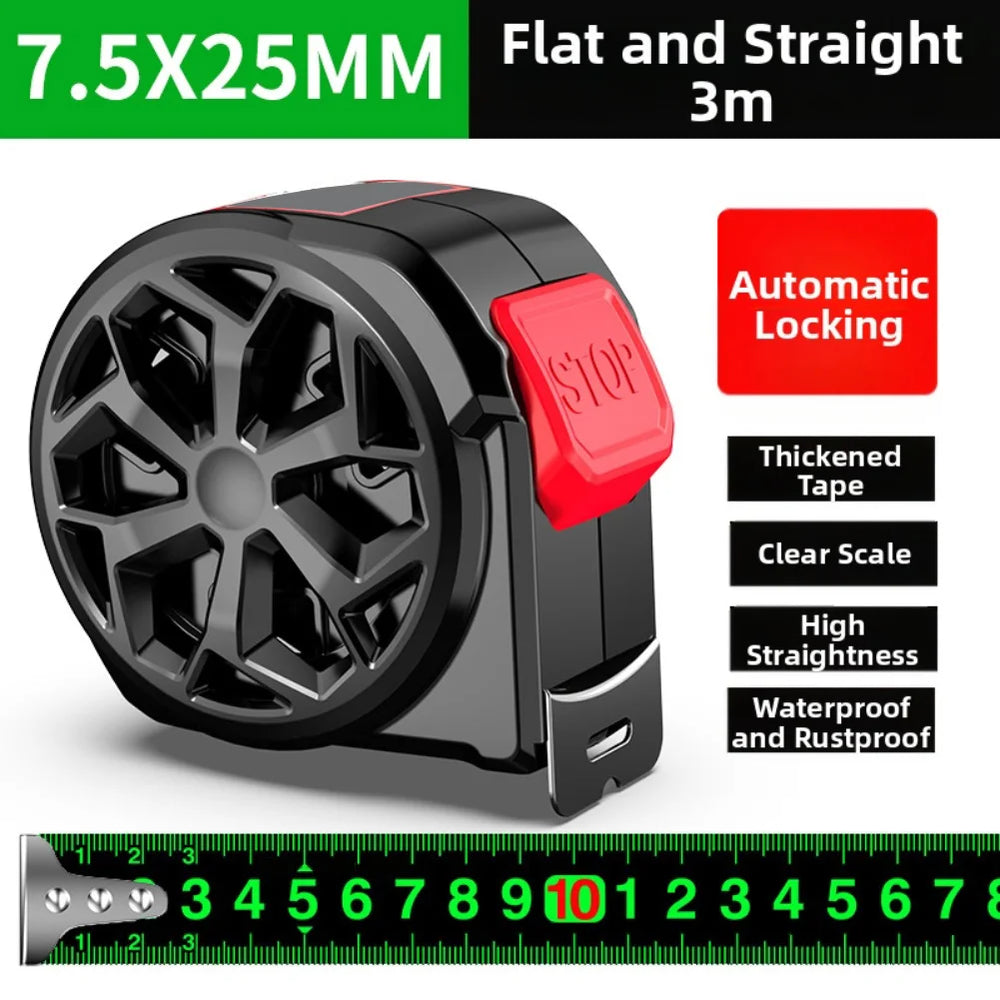 Tape Measure Retractable Ruler For Woodworking DIY Automotive Household For Home Renovation And Construction Waterproof