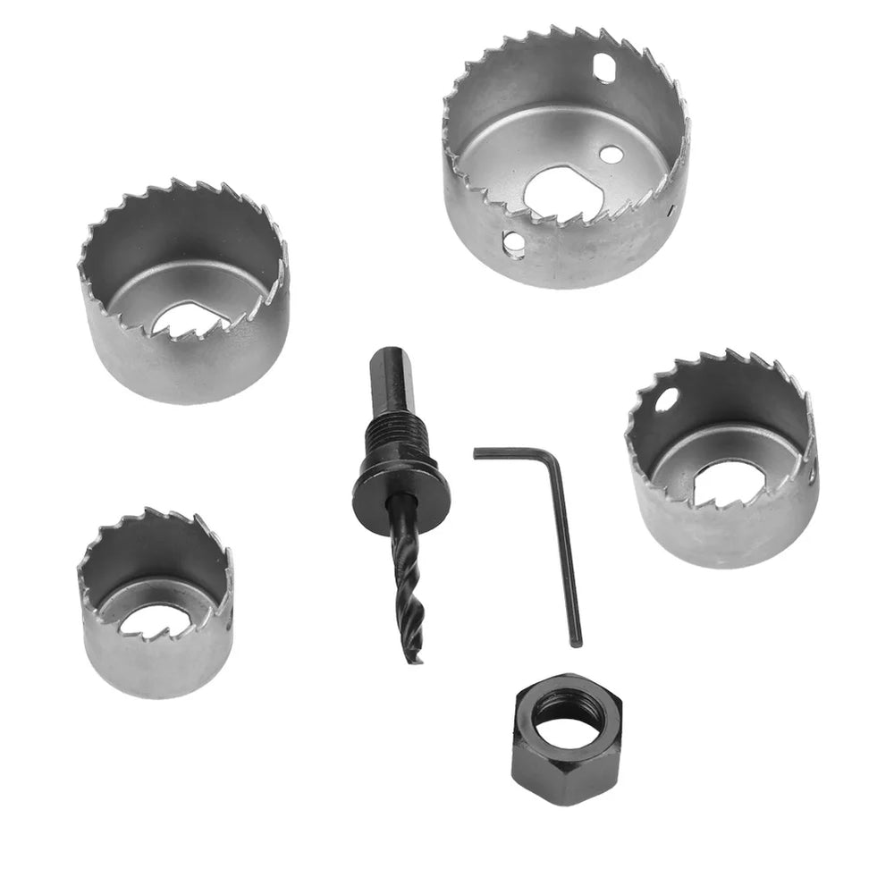 Hole Saw Drill Bit 1 set 32/38/44/54mm High Carbon Steel Hole Saw Drill Bit Cutter Tool for Woodworking Woodworking Hole saw