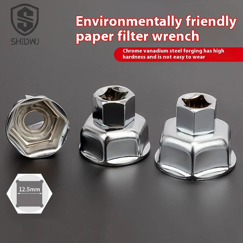 27/32/36mm Socket Wrench Car Oil Filter Wrenchs Sockets Remover Tools For Most Car Models Oil Filter Caps Auto Accessories