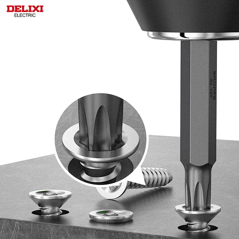 DELIXI ELECTRIC Allen Key Set，Allen Hex Wrench Screwdriver Set With Sleev Universal Torque Long Metric,for Motorcycles, Bicycles