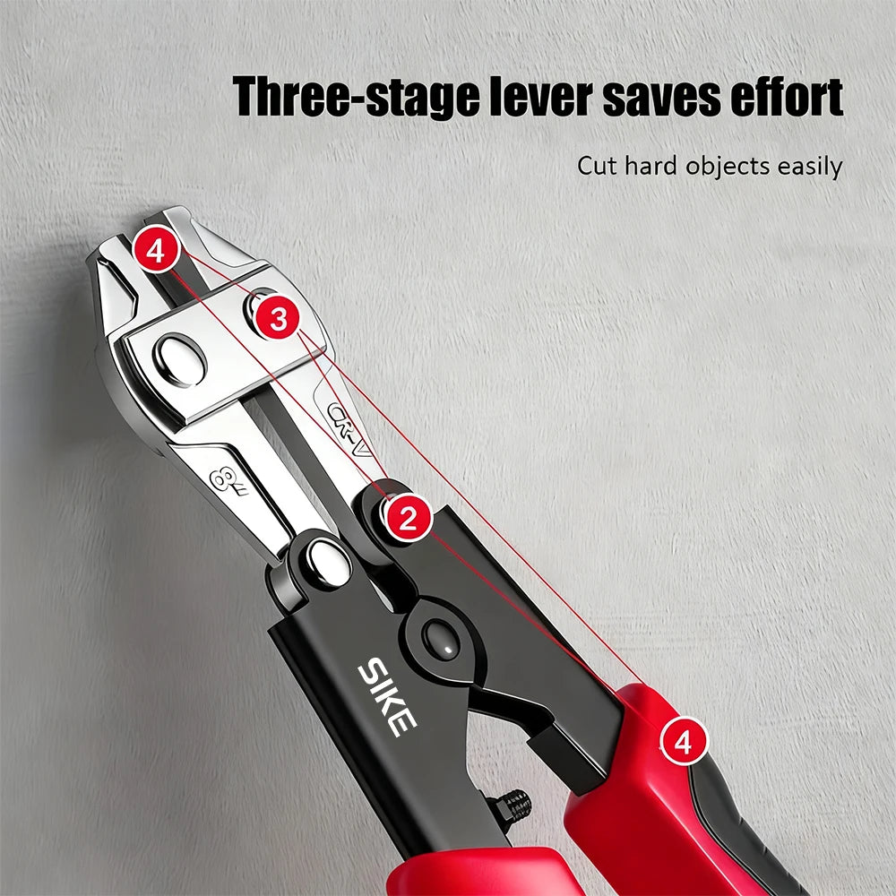 1pc mini bolt cutter, wire rope special cutter multifunctional labor-saving lock chain cutter hand tool